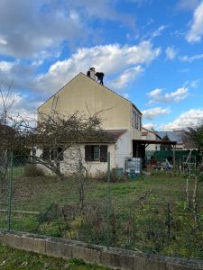 Dépose d'un conduit de cheminée dans le Val d'Oise